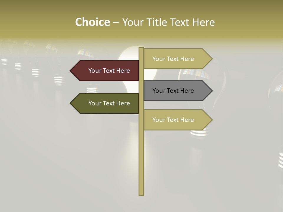 Light Energy Concept PowerPoint Template