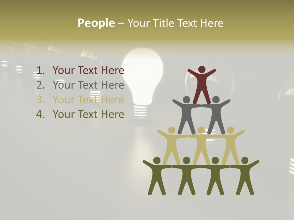 Light Energy Concept PowerPoint Template