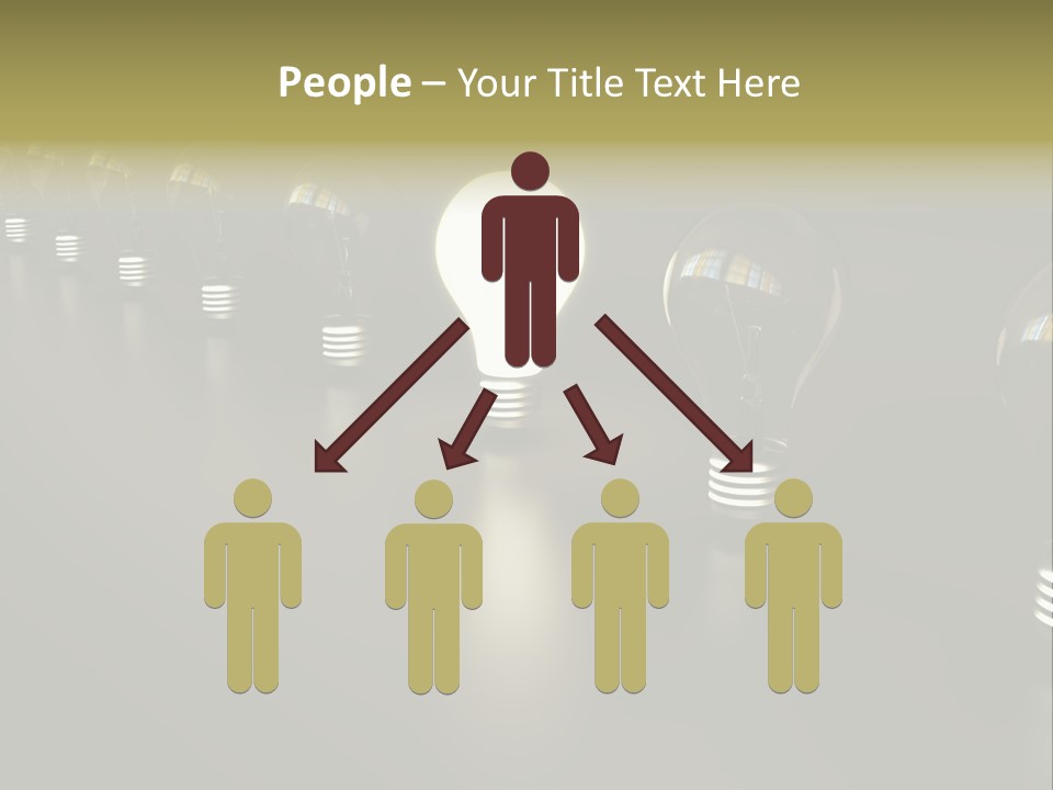 Light Energy Concept PowerPoint Template