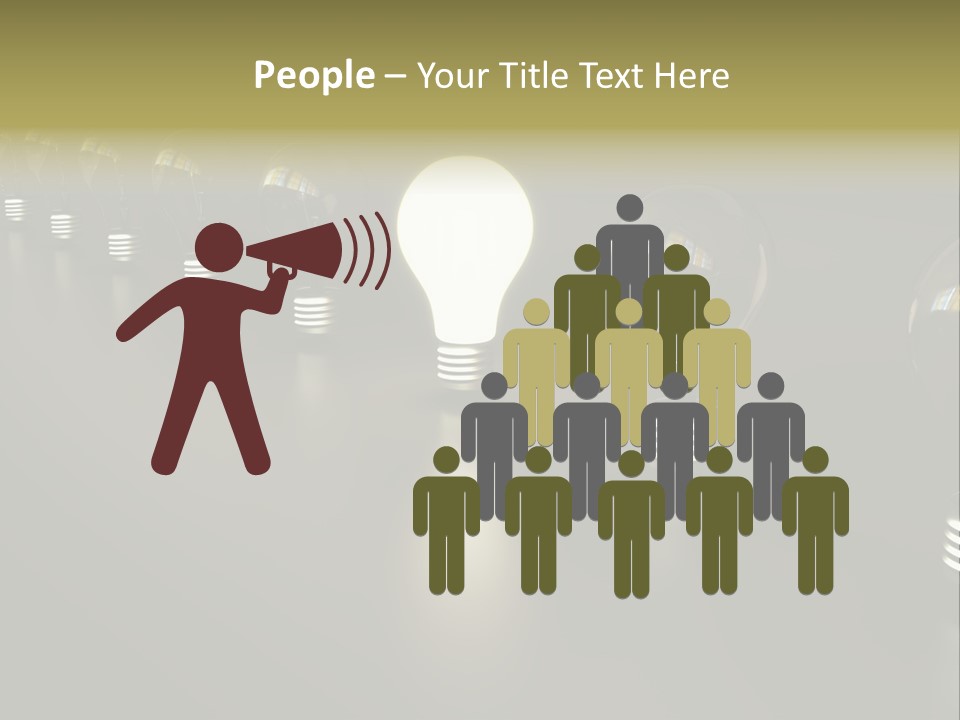 Light Energy Concept PowerPoint Template