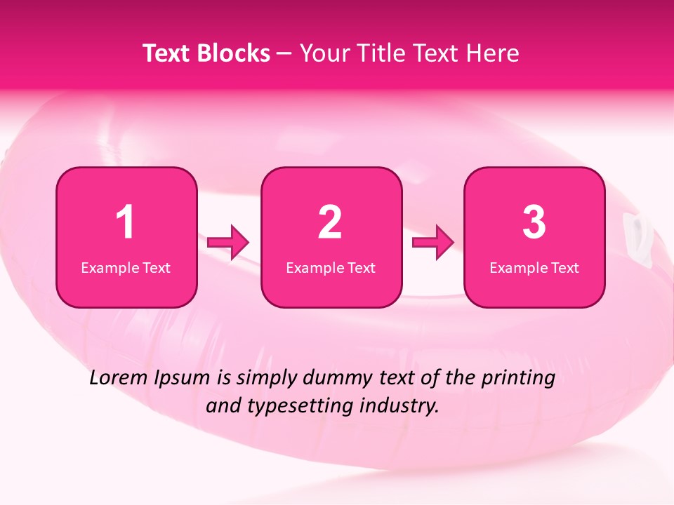Pink Cruise Summer PowerPoint Template
