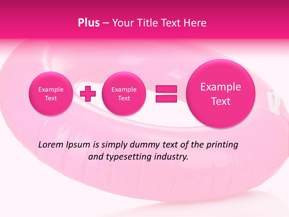 Pink Cruise Summer PowerPoint Template