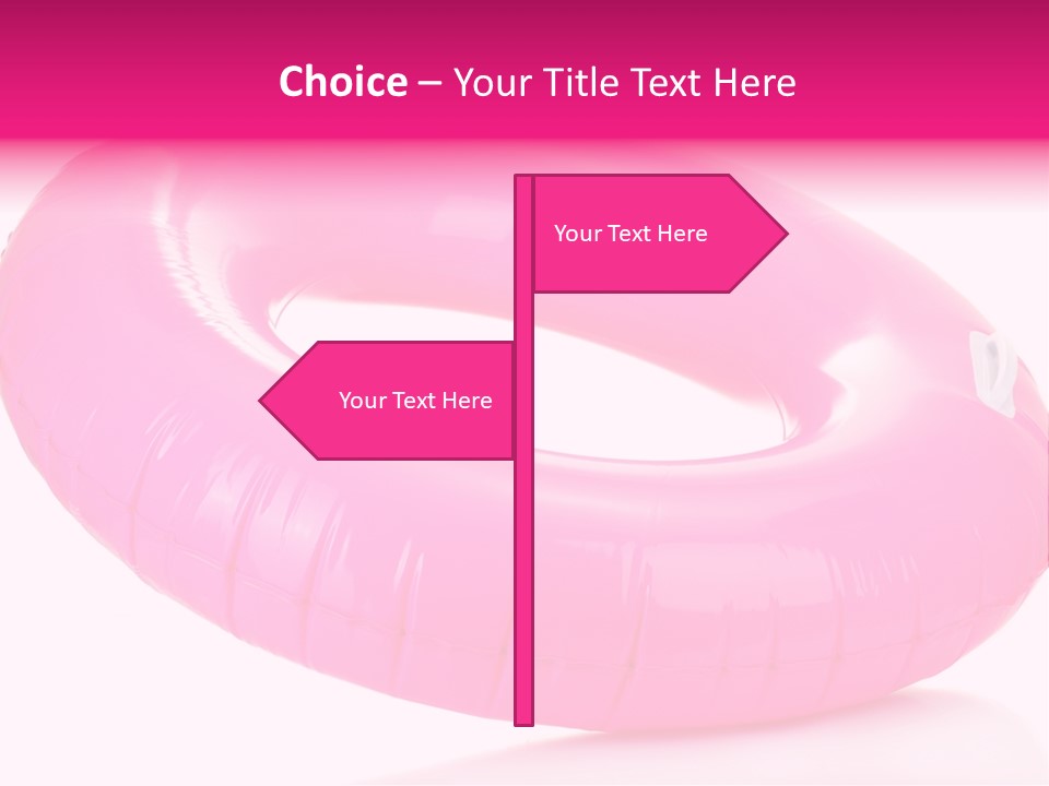 Pink Cruise Summer PowerPoint Template