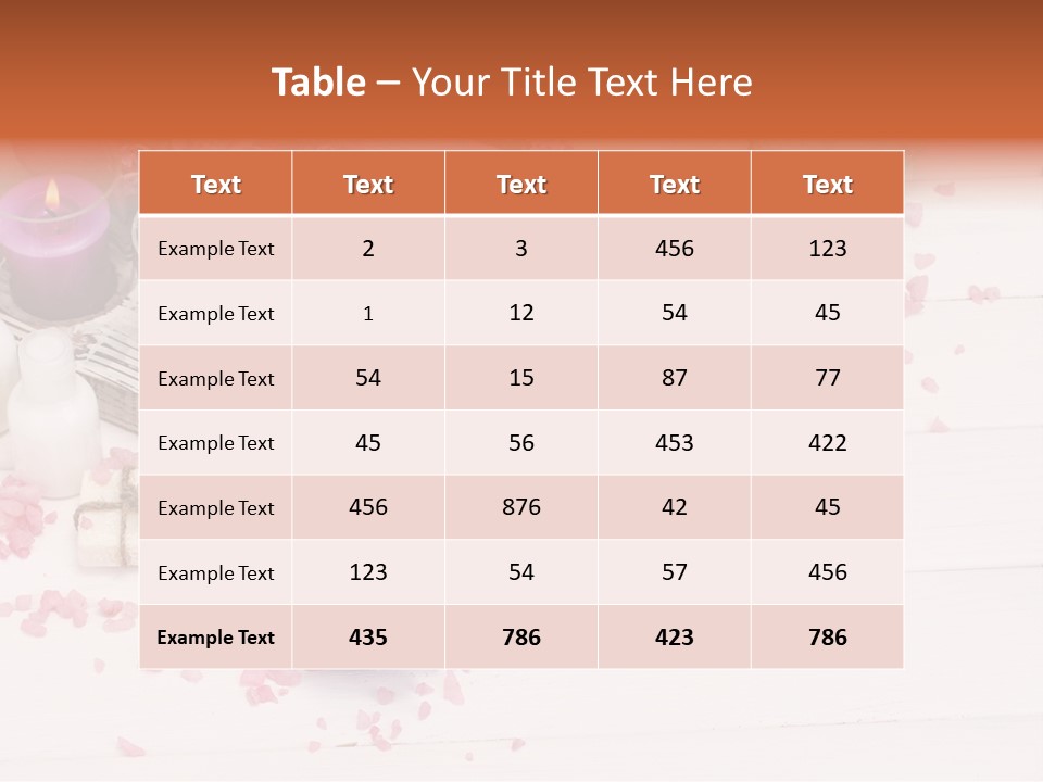 Pink Alon Peeling PowerPoint Template