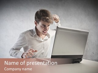 Work Read Fury PowerPoint Template