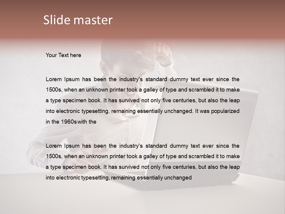 Work Read Fury PowerPoint Template