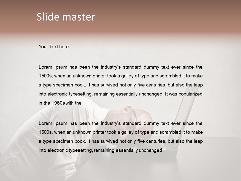 Rest Background Fatigue PowerPoint Template