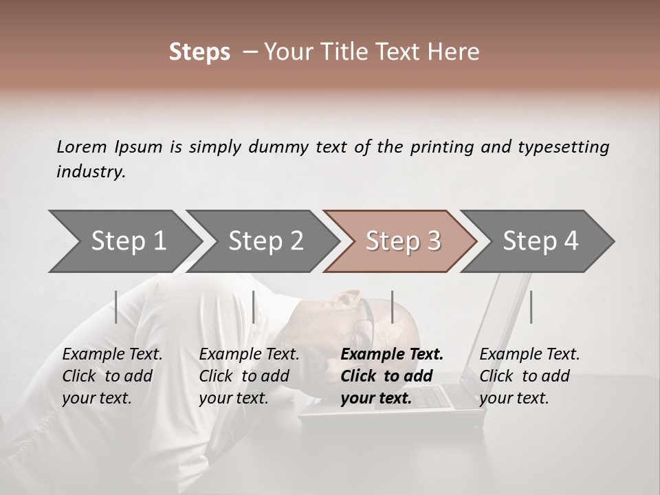 Rest Background Fatigue PowerPoint Template