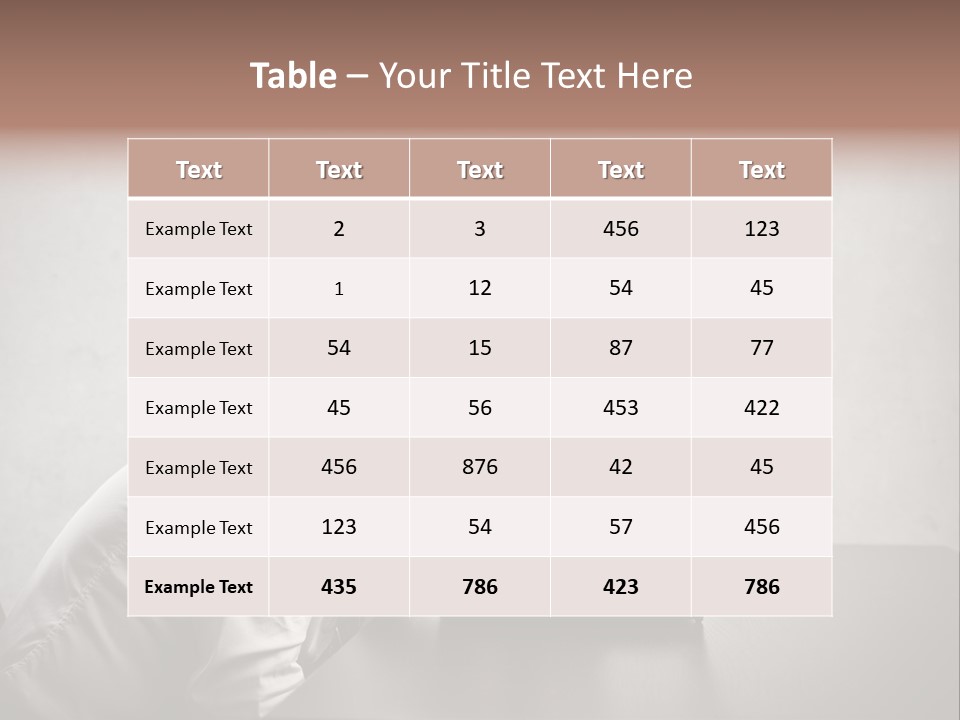 Rest Background Fatigue PowerPoint Template