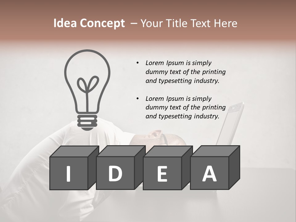 Rest Background Fatigue PowerPoint Template