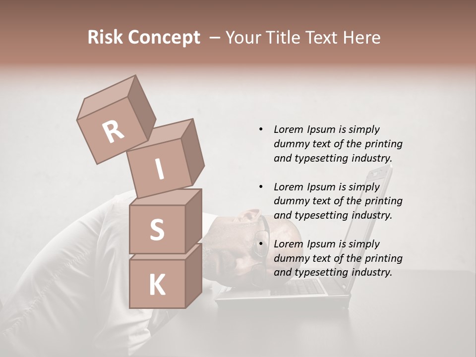 Rest Background Fatigue PowerPoint Template