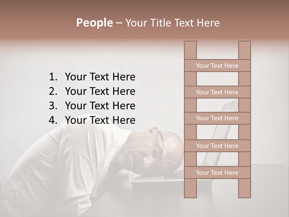 Rest Background Fatigue PowerPoint Template