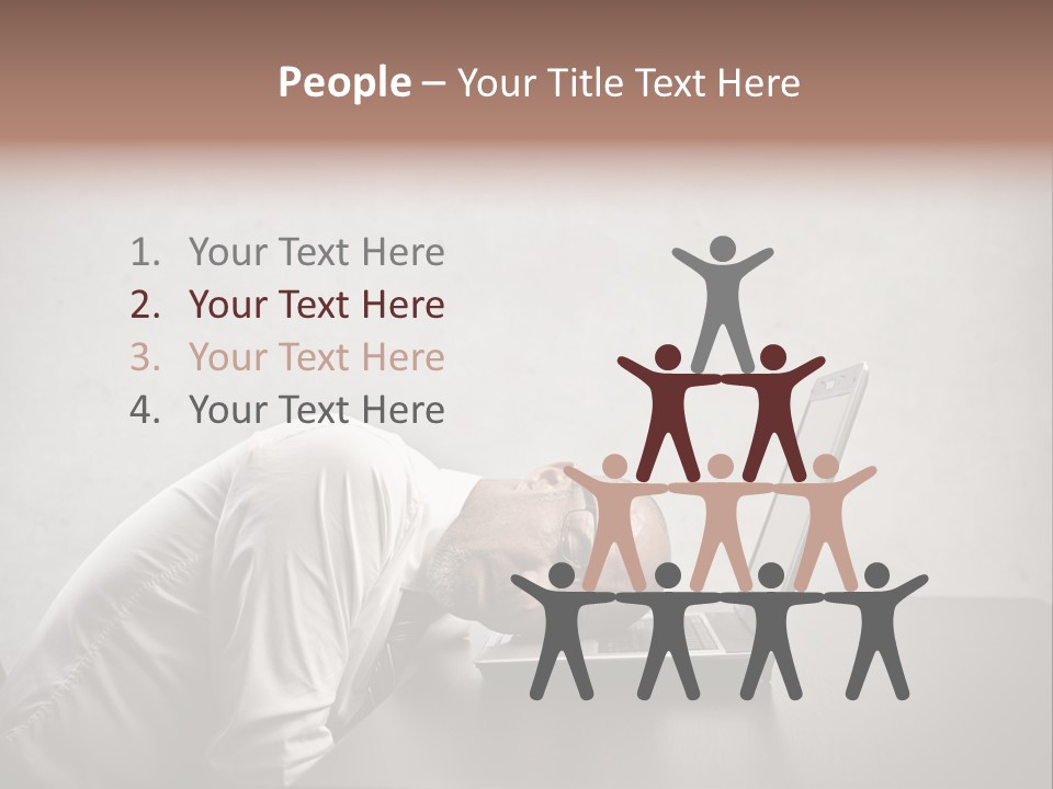 Rest Background Fatigue PowerPoint Template