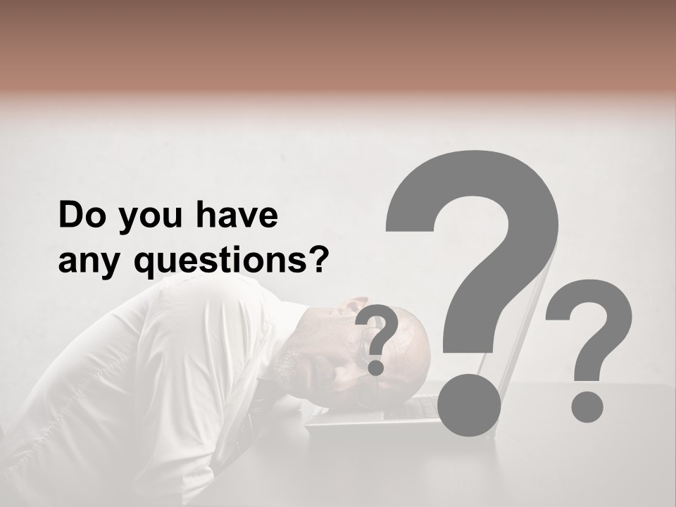 Rest Background Fatigue PowerPoint Template