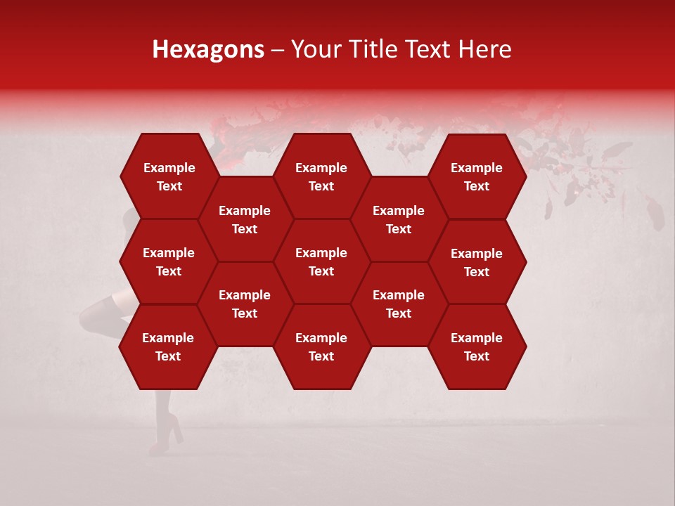 Young Water Beauty PowerPoint Template