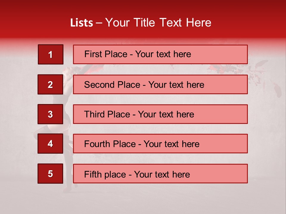 Young Water Beauty PowerPoint Template