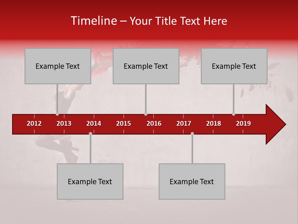 Young Water Beauty PowerPoint Template