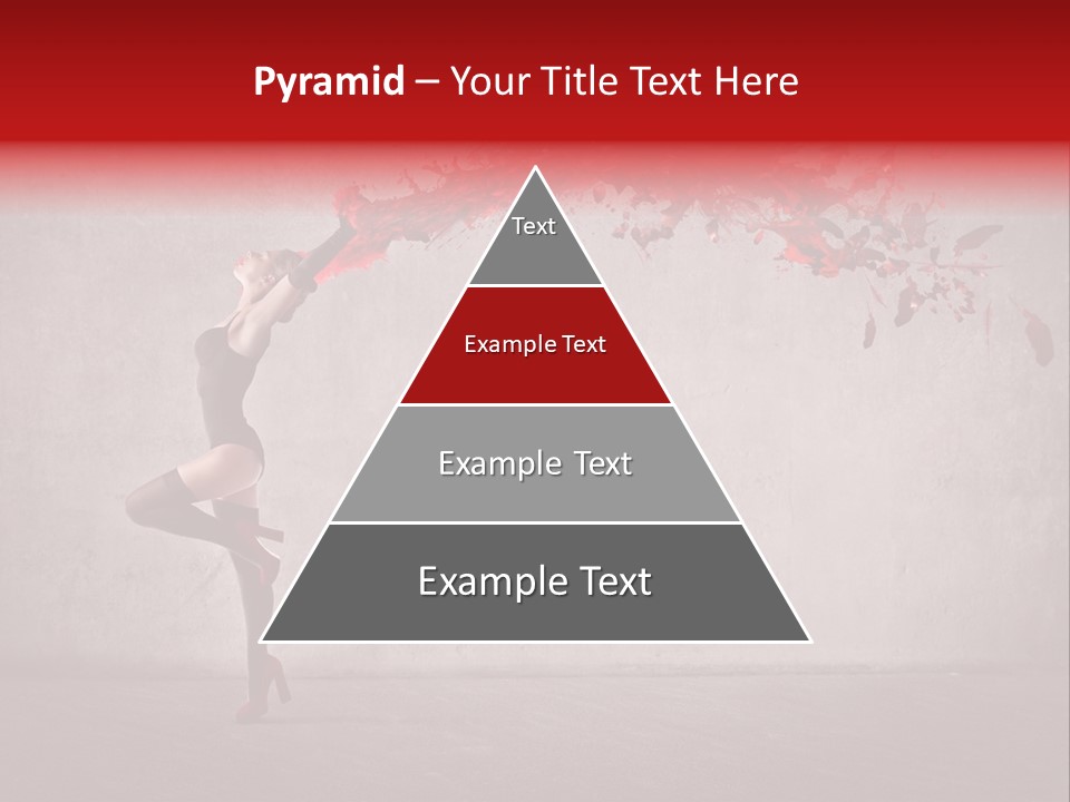 Young Water Beauty PowerPoint Template