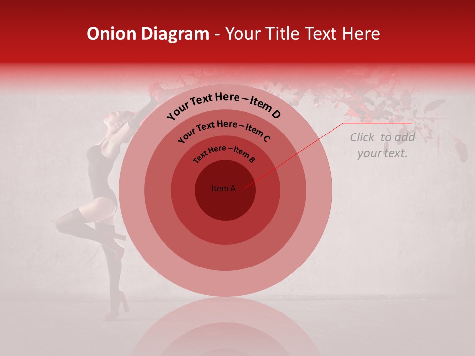 Young Water Beauty PowerPoint Template