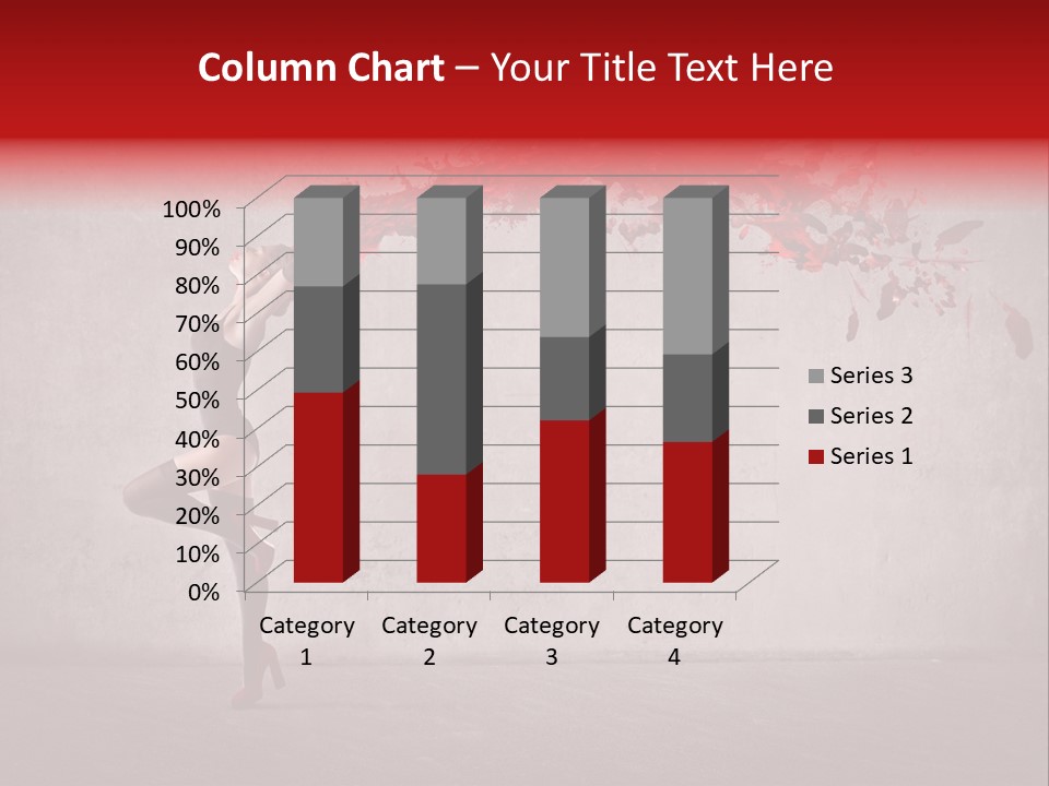 Young Water Beauty PowerPoint Template