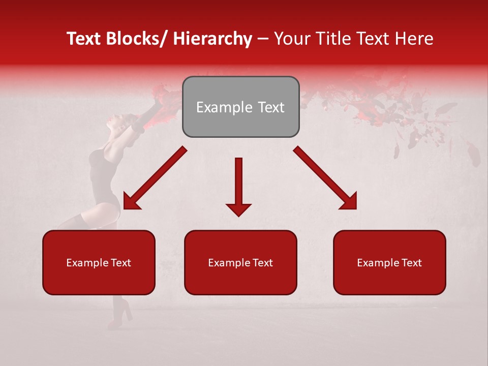 Young Water Beauty PowerPoint Template