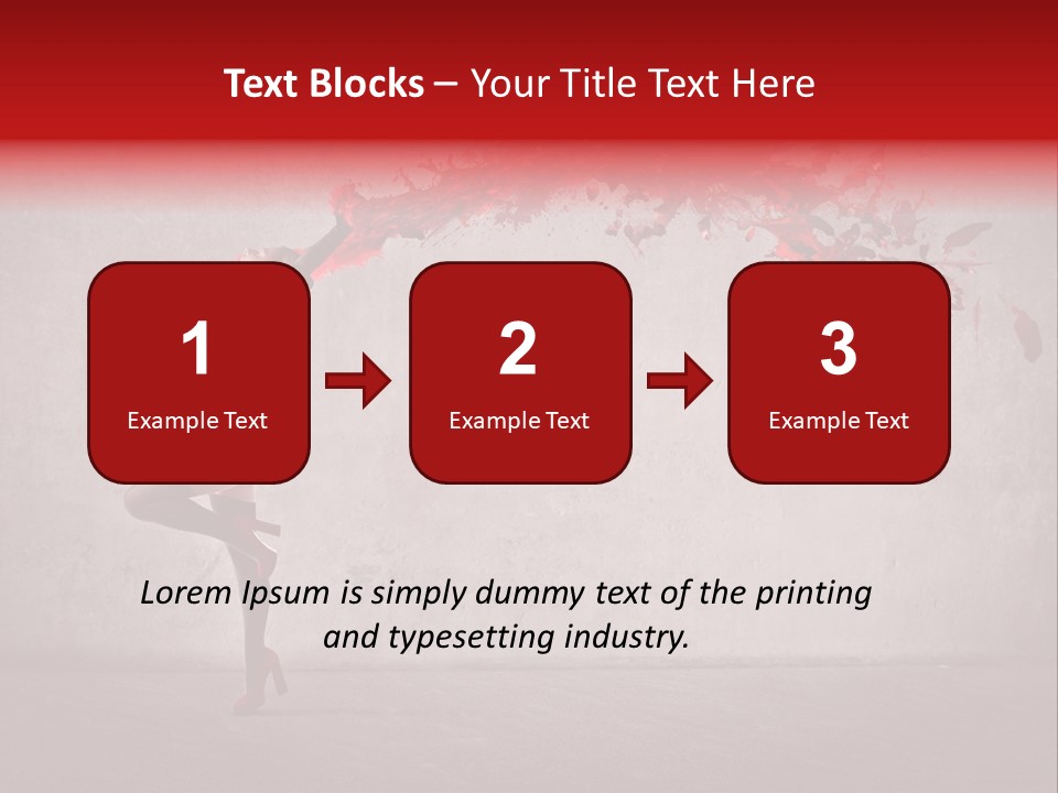 Young Water Beauty PowerPoint Template