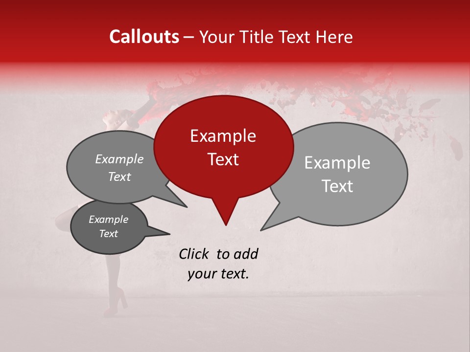 Young Water Beauty PowerPoint Template