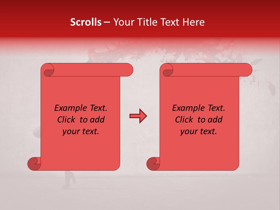 Young Water Beauty PowerPoint Template