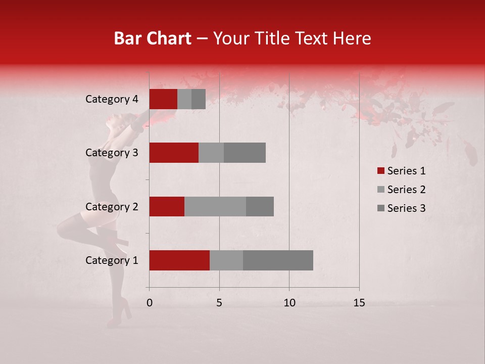 Young Water Beauty PowerPoint Template