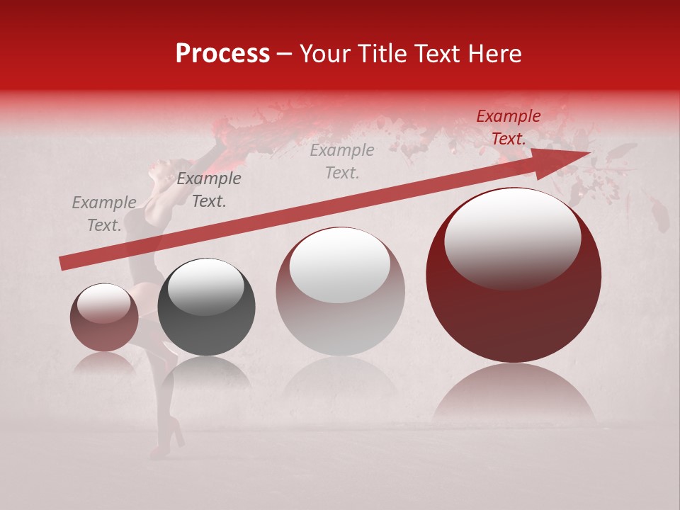 Young Water Beauty PowerPoint Template