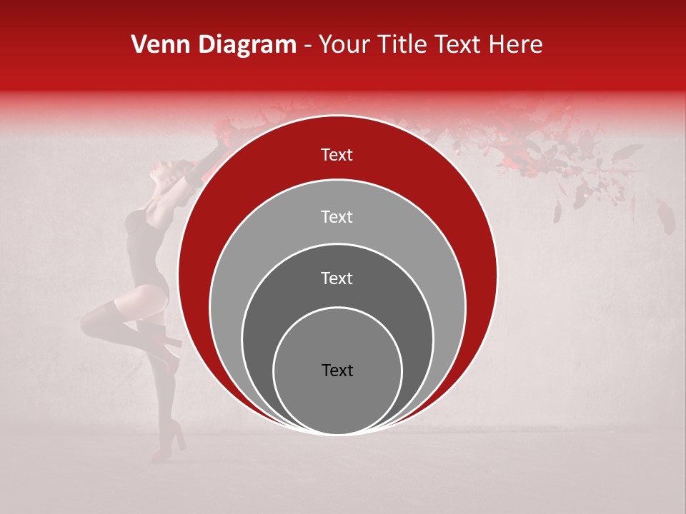 Young Water Beauty PowerPoint Template