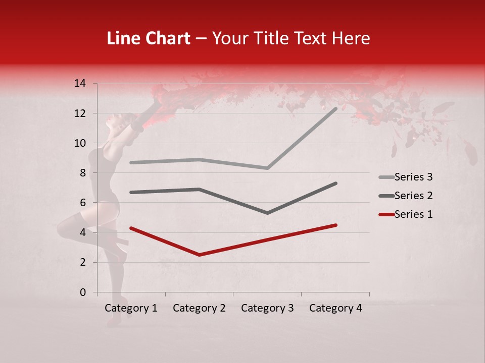 Young Water Beauty PowerPoint Template