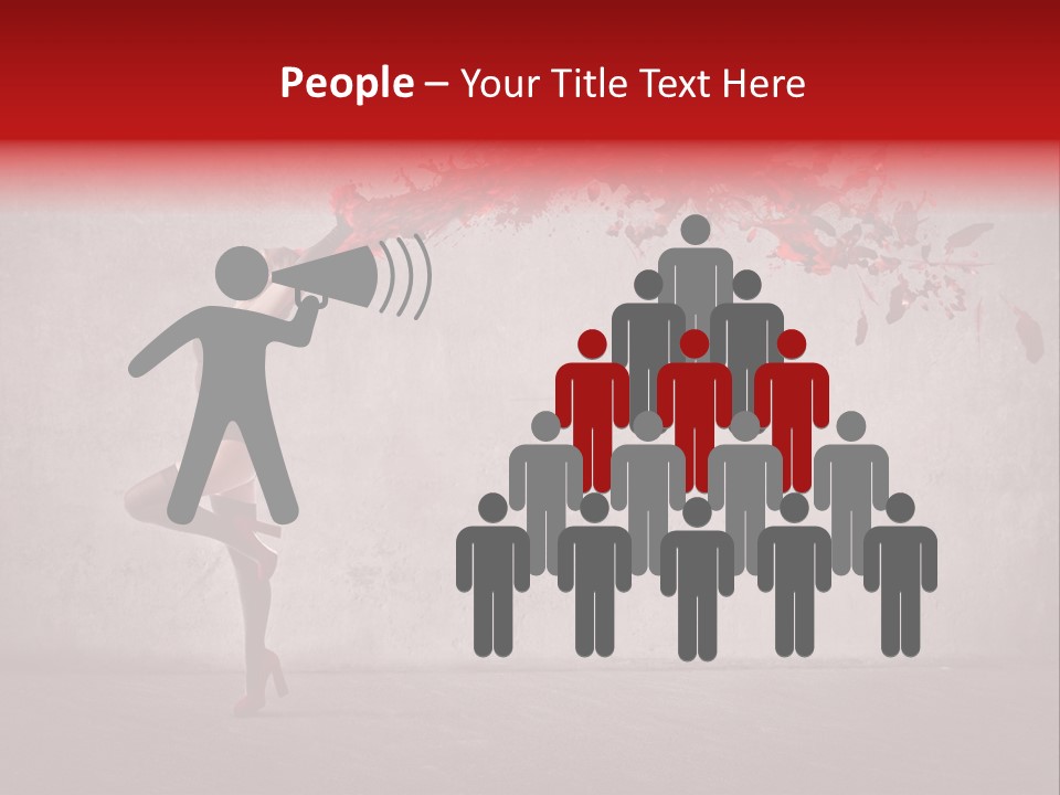 Young Water Beauty PowerPoint Template