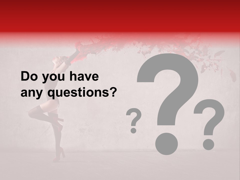 Young Water Beauty PowerPoint Template