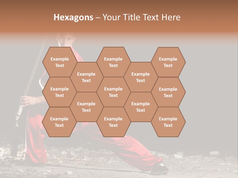 Kung Fu Wushu Master PowerPoint Template