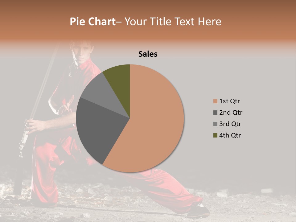 Kung Fu Wushu Master PowerPoint Template