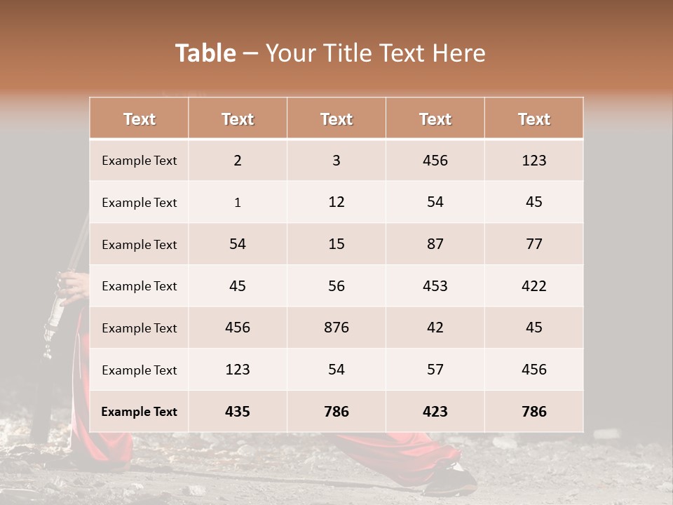 Kung Fu Wushu Master PowerPoint Template