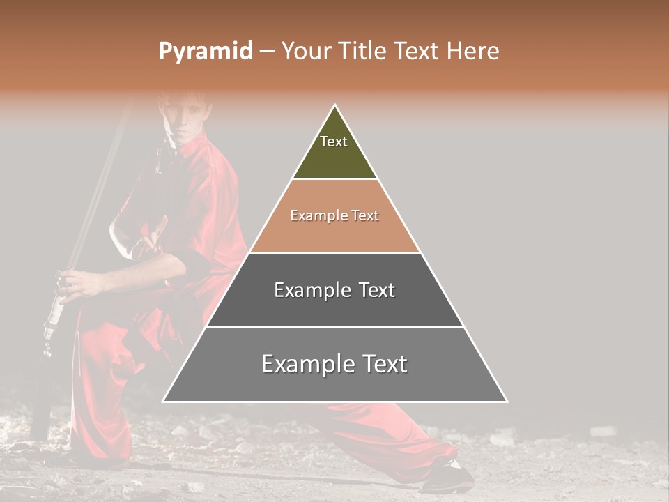 Kung Fu Wushu Master PowerPoint Template