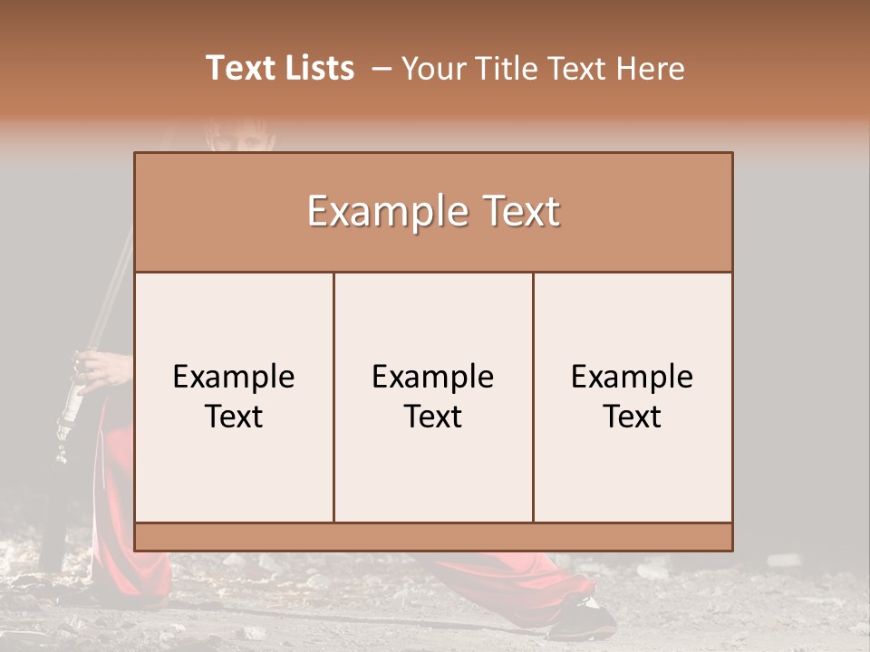 Kung Fu Wushu Master PowerPoint Template