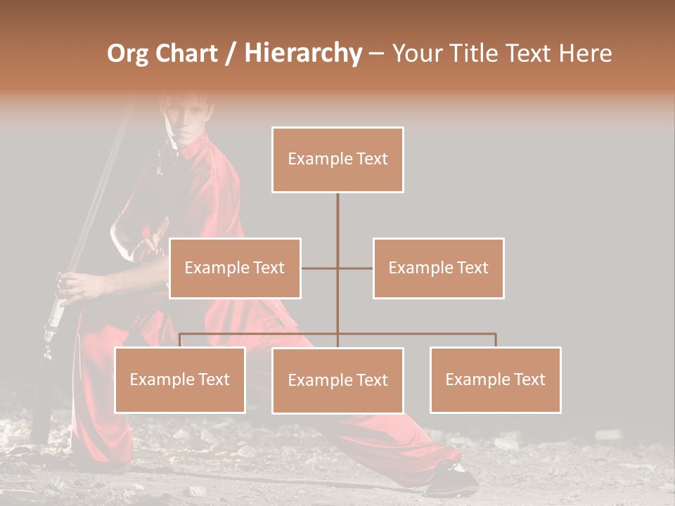 Kung Fu Wushu Master PowerPoint Template