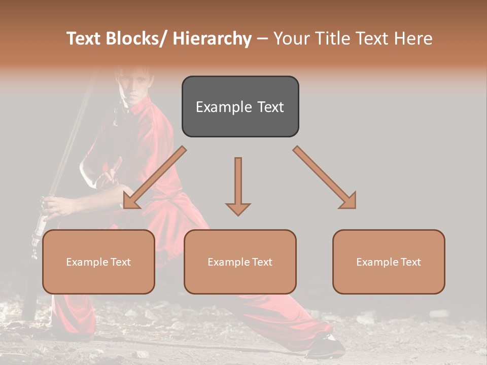 Kung Fu Wushu Master PowerPoint Template