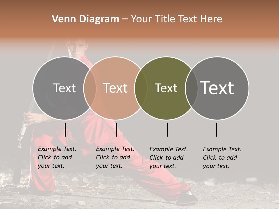 Kung Fu Wushu Master PowerPoint Template