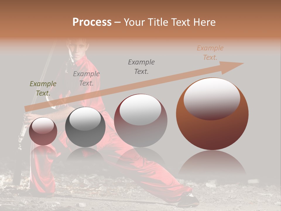 Kung Fu Wushu Master PowerPoint Template