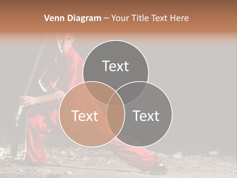 Kung Fu Wushu Master PowerPoint Template