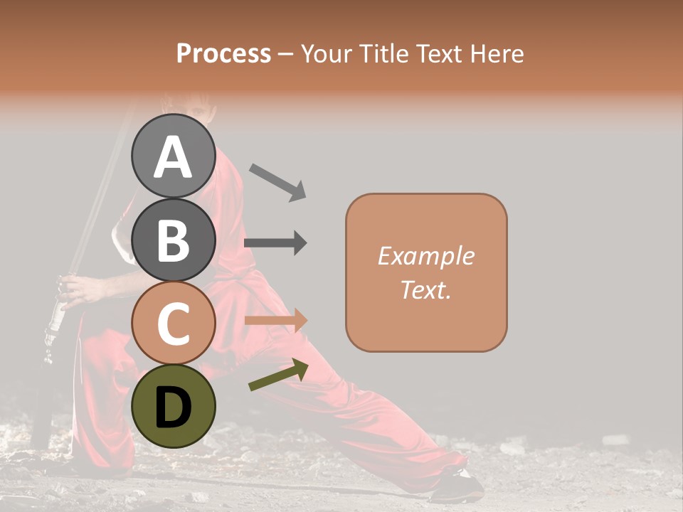 Kung Fu Wushu Master PowerPoint Template