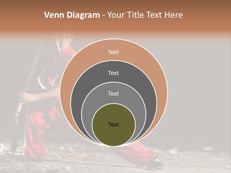 Kung Fu Wushu Master PowerPoint Template