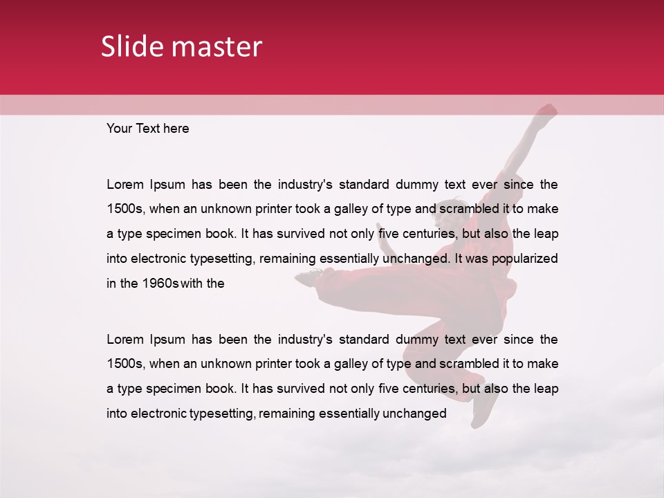 Combat Tai Chi Taichi PowerPoint Template