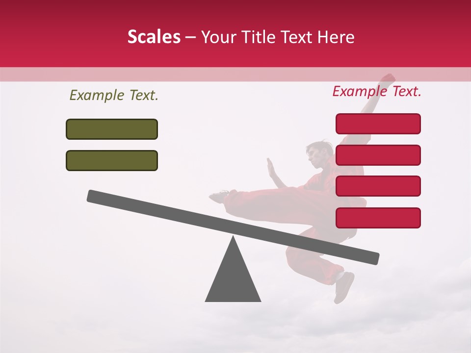 Combat Tai Chi Taichi PowerPoint Template