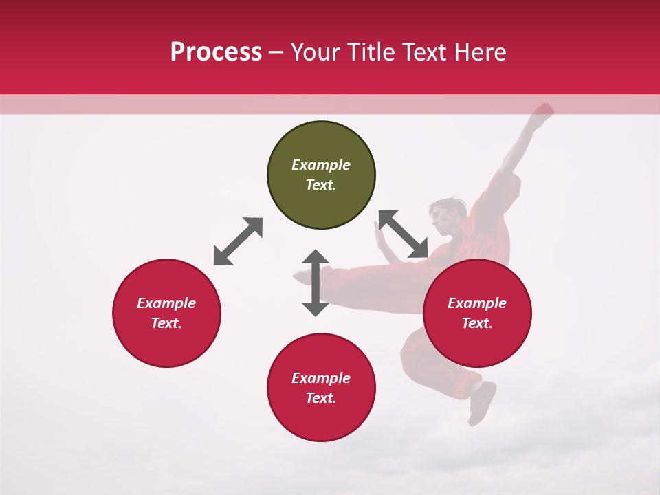 Combat Tai Chi Taichi PowerPoint Template