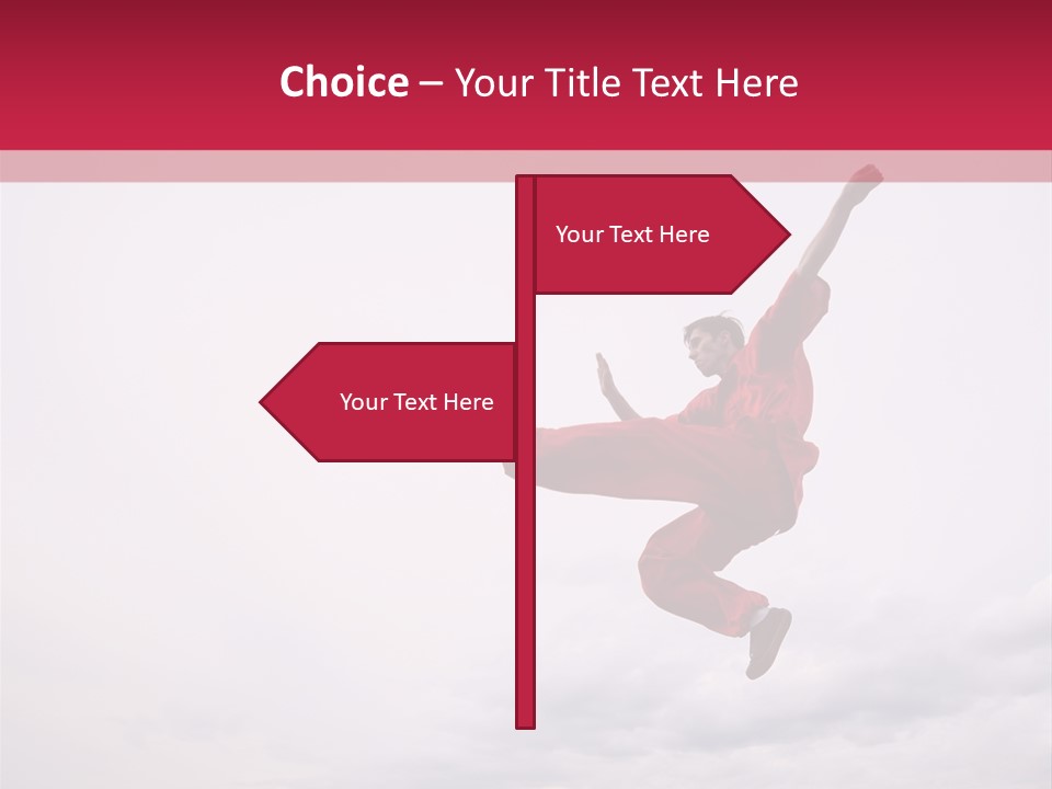 Combat Tai Chi Taichi PowerPoint Template